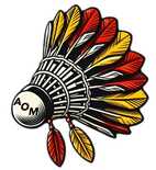 AOM Badminton Logo