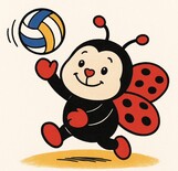 Volley enfants de 5 à 9 ans logo